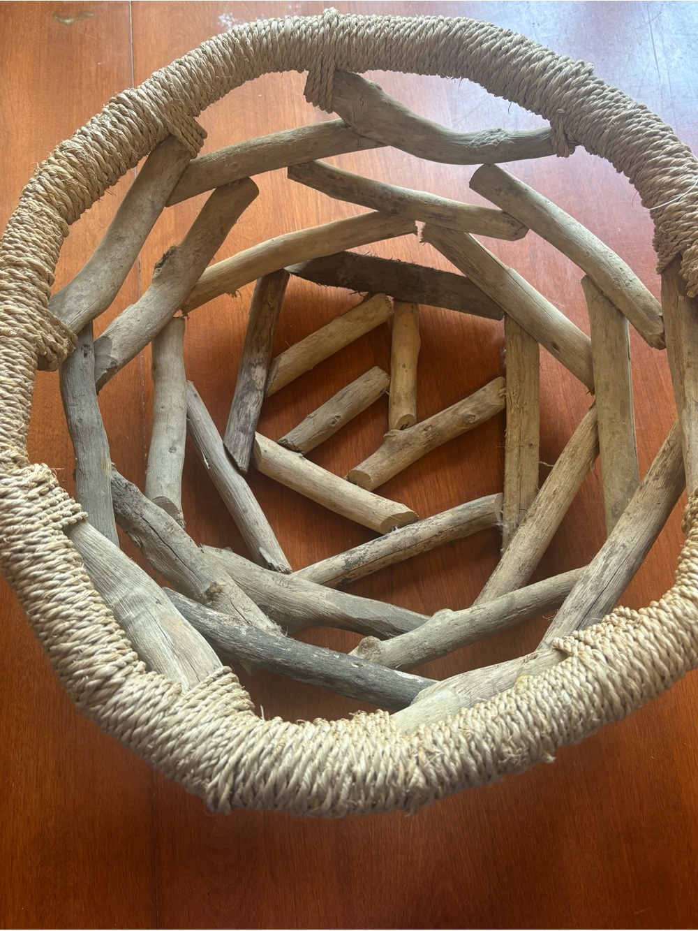 Natural Driftwood Decorative Bowl - Neutral